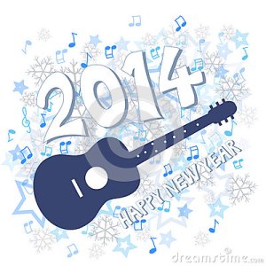 new-year-blue-guitar-illustration-34680838
