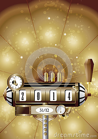 time-machine-retro-style-illustration-34241376